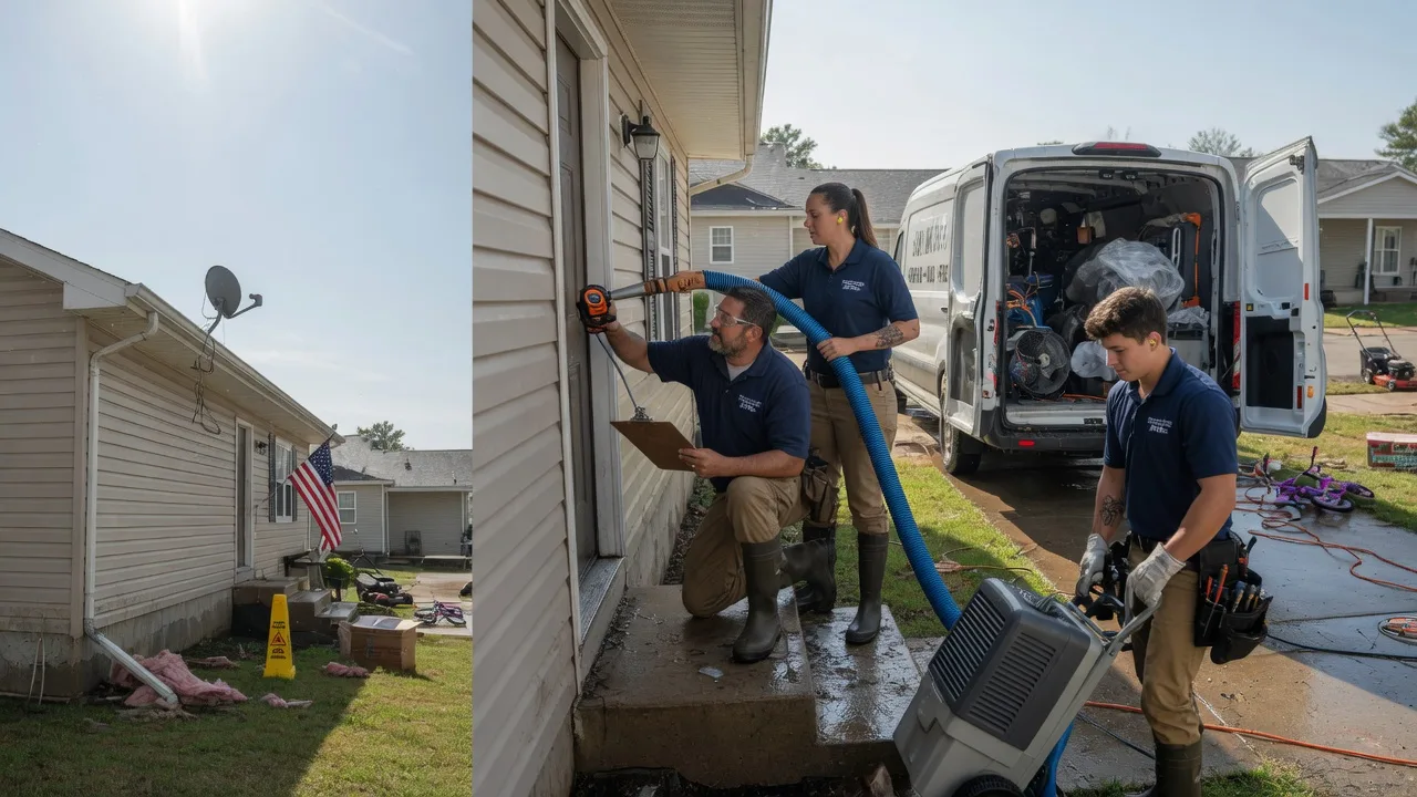 Ceiling Water Damage Restoration in State Farm, VA near me